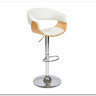 Барный стул VIMTA (mod.4021S) белый/натуральный/хром