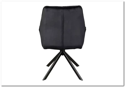 Стул кухонный Signal BOOGIE I Velvet Bluvel 19 черный/черный мат