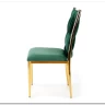 Стул кухонный K436  Halmar (темно-зеленый/золотой)