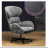 Кресло HALMAR FRANCO серый/черный