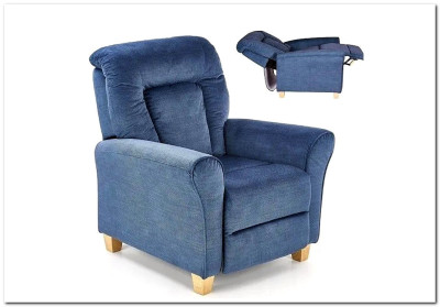 Кресло раскладное BARD  Halmar (темно-синий)