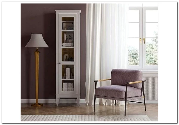 Шкаф для посуды "Ольса-С" 100П из массива сосны