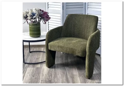 Кресло CUBE OTE SEA-360 Зеленый, ткань/каркас металл в тканевой обивке OTE SEA 360 ®DISAUR