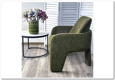 Кресло CUBE OTE SEA-360 Зеленый, ткань/каркас металл в тканевой обивке OTE SEA 360 ®DISAUR