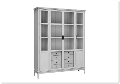 Шкаф для книг Квадро-С 422С/04 из массива сосны