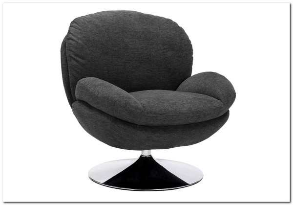 Кресло SIGNAL BRIGITTE Brego 18 темно-серый/хром