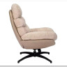 Кресло SIGNAL GISELLE (бежевый/бежевый/черный мат)