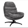 Кресло SIGNAL GISELLE (серый/серый/черный мат)