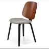 Стул кухонный Halmar K563 (серый/черный/орех)