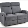 Диван реклайнер OSLO 3S раскладной  Halmar (темно-серый) купить