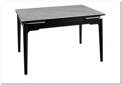 Стол обеденный Signal SENTO 120 (белый лак/черный)