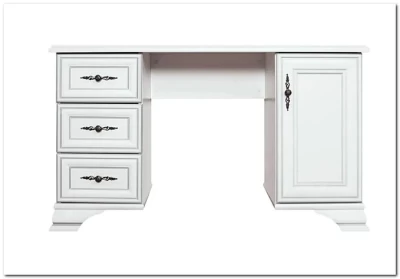 Стол туалетный Кентаки TOL белый BRW