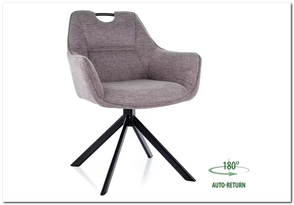 Стул кухонный Signal REMO Brego 07 (серый/черный)